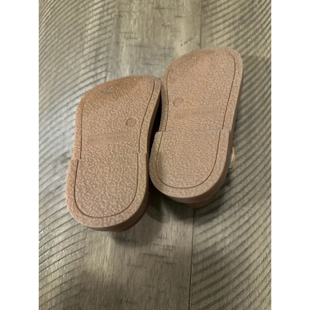 MG Baby Toddler T-Strap Mary Jane Shoes - Brown (Size 22 / US 6)